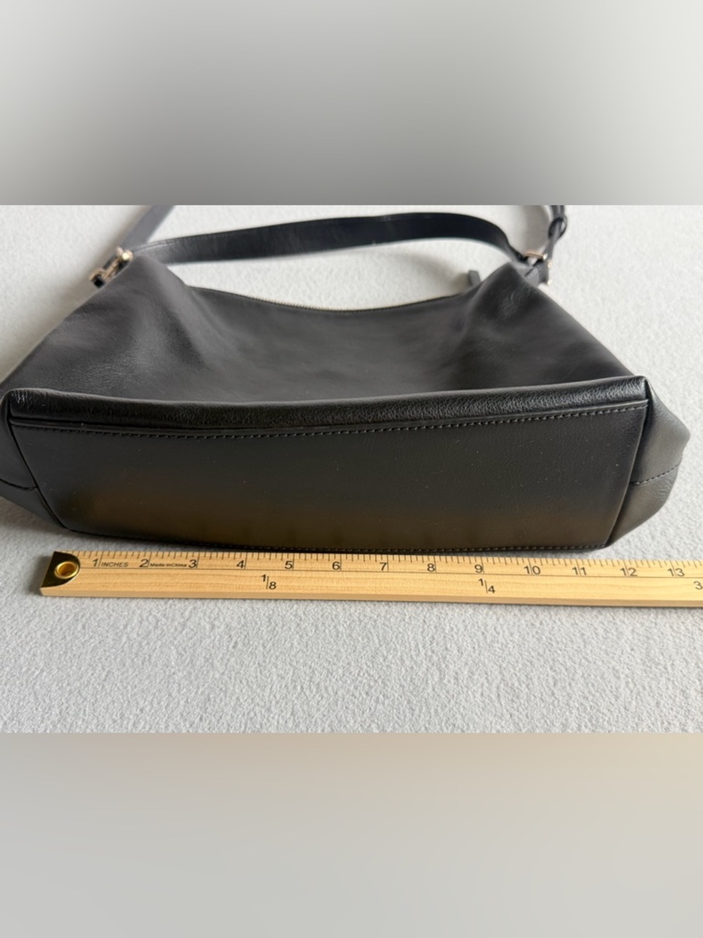 Kate Spade New York Black Pebbled Leather Crossbody Bag Gold Hardware - Picture 10 of 10